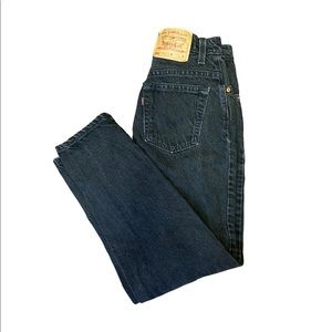 Vintage Black Levis, Size 6